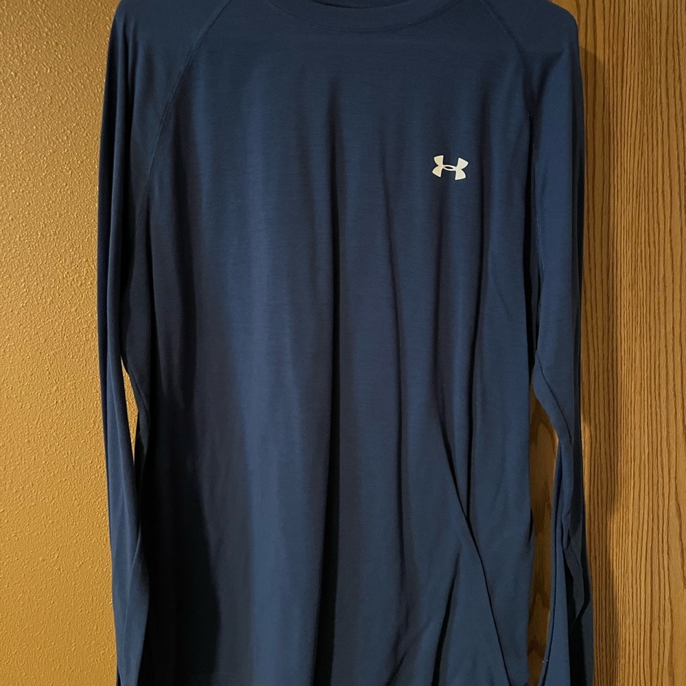 Under Armour Men's Navy Long Sleeve Shirt